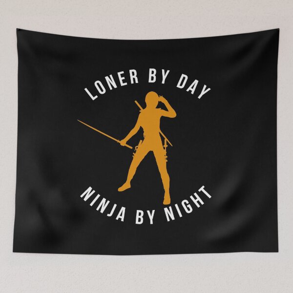 Item preview, Loner by day , Ninja by night - cool & funny designed and sold by Atleta-Cali.