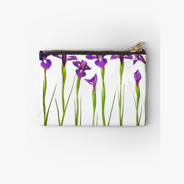 Item preview, Purple Irises Flowers Isolated on White Background Iris Flower designed and sold by SilverSpiral.