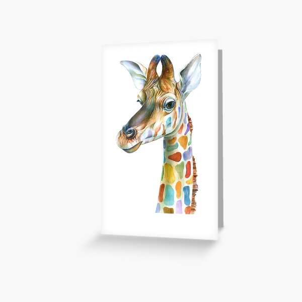 Giraffe Greeting Card