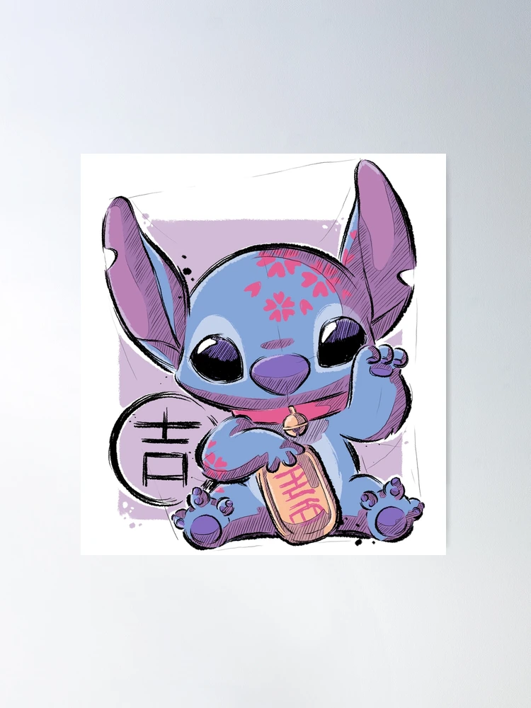 Maneki Stitch Poster for Sale by xMorfina