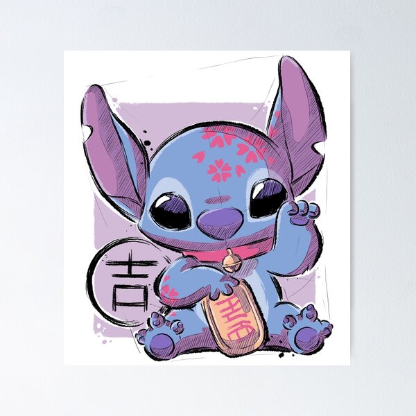 Maneki Stitch Poster for Sale by xMorfina