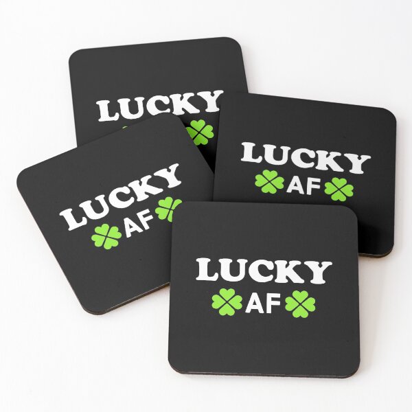 Item preview, Lucky AF - Funny St Patricks Day designed and sold by AnyKitty.
