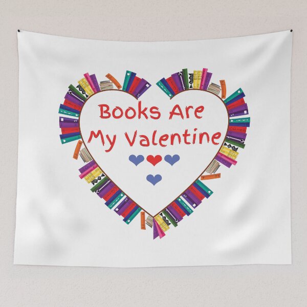 Item preview, Books Are My Valentine designed and sold by dacdibac.