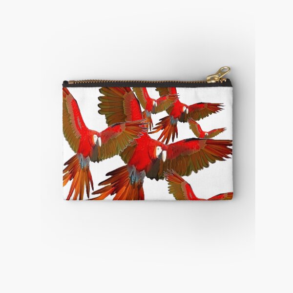 Item preview, FLOCK RED MACAWS FLYING designed and sold by sharlesart.