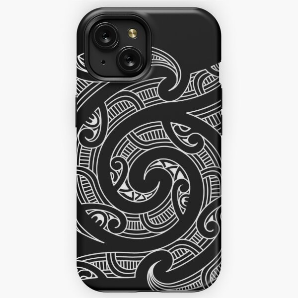 Clear Soft Gel Case Phone Case/Cover for Apple iPhone 8 / NZ Maori