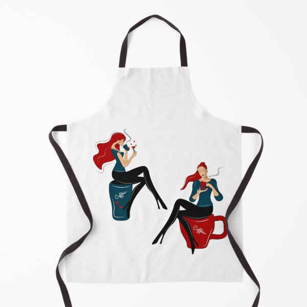 Item preview, Two stylish girls are drinking coffee. Lovely ladies at the table. designed and sold by TanaLuna.
