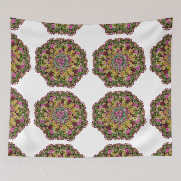 Aperçu de l'œuvre Collage floral Dahlia Mandala créée et vendue par MillaFlora.