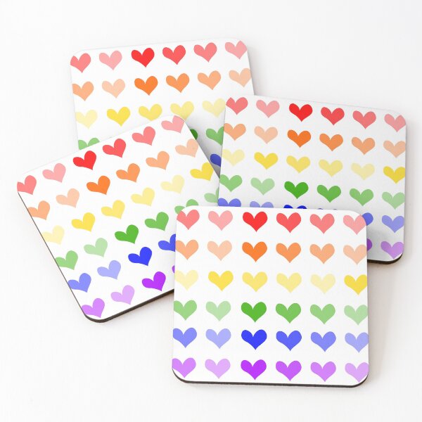 Item preview, Rainbow Love Hearts LGBTQ designed and sold by TeeKid.