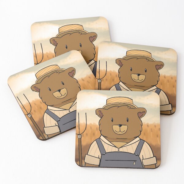 Item preview, Hank Bearly the Farmer designed and sold by jaffoco.