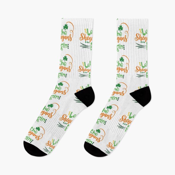 Item preview, Let The Shenanigans Begin Happy St Patrick’s Day Irish Holiday Lucky Clover designed and sold by Sunny Collections.