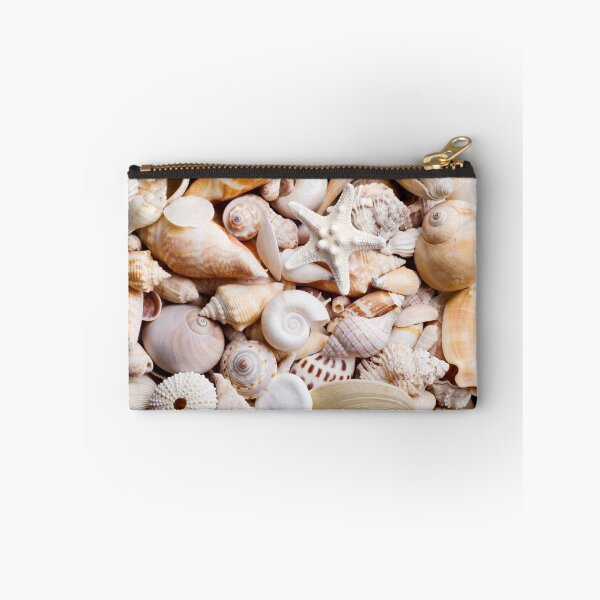 Item preview, White Tropical Seashell Brown Shells Photograph Background designed and sold by SilverSpiral.