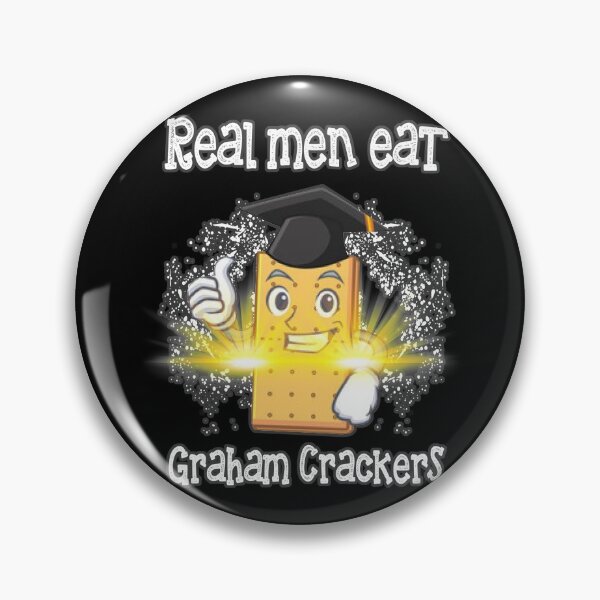 Item preview, Real men eat graham crackers shirts gifts and products designed and sold by glitchman2.