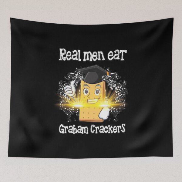 Item preview, Real men eat graham crackers shirts gifts and products designed and sold by glitchman2.