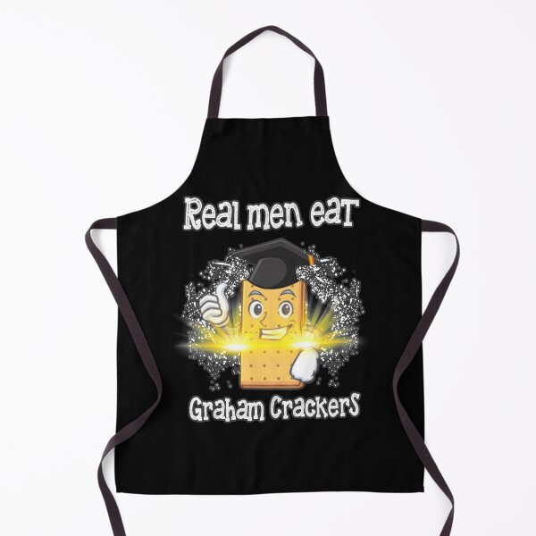 Item preview, Real men eat graham crackers shirts gifts and products designed and sold by glitchman2.