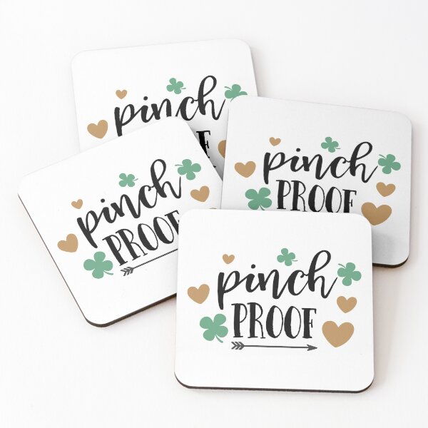 Item preview, Pinch Proof Green Gold Happy St Patrick’s Day Irish Holiday Lucky Clover designed and sold by Sunny Collections.