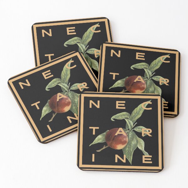 Item preview, Nectarine - 9 Letter Word Fruit - Boxed Typography designed and sold by Magic-Moon.