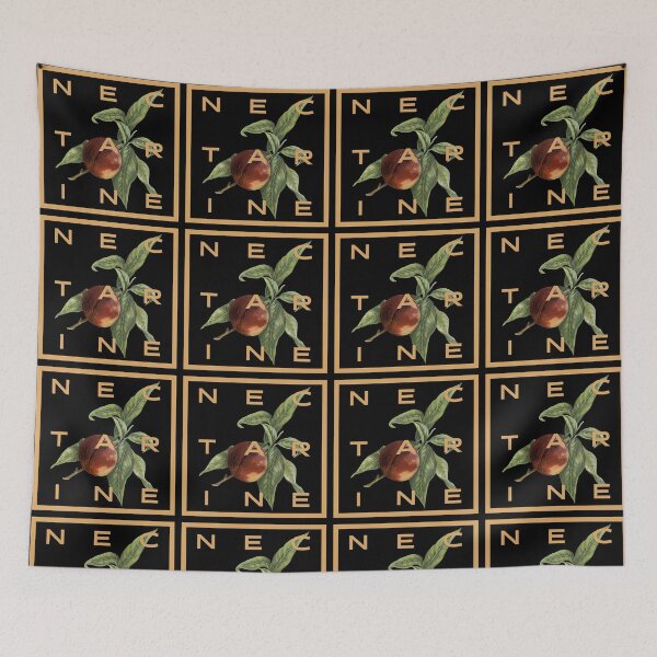 Item preview, Nectarine - 9 Letter Word Fruit - Boxed Typography designed and sold by Magic-Moon.