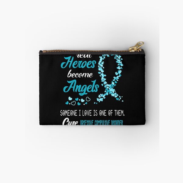 Item preview, Real Heroes become Angels Someone I love is one of them, Cure Obsessive Compulsive Disorder designed and sold by KirstybShop.