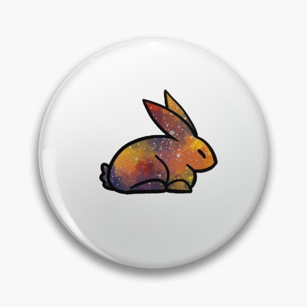 Item preview, Orange Galaxy Bunny designed and sold by Samantha Ackerman.