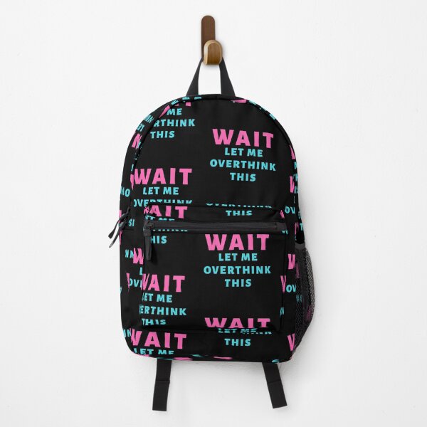 Item preview, Wait Let Me Overthink This In Pink designed and sold by Indra Agrawal.