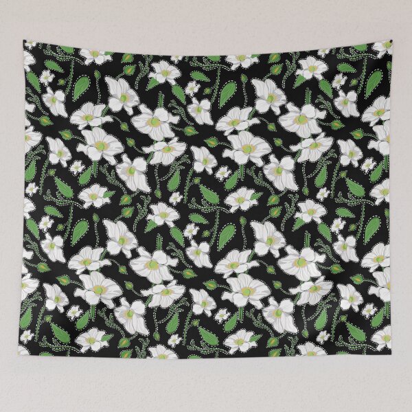 Item preview, Japanese Anemone (Black)  designed and sold by DukaDevi.