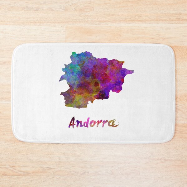 Item preview,  Andorra watercolor map designed and sold by paulrommer.