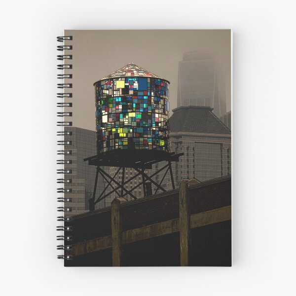 Item preview, Brooklyn Water Tower designed and sold by Chris Lord's Pixielated Pixels.