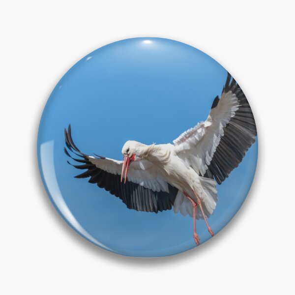 Item preview, The white stork on the approach designed and sold by Ingo Gerlach.