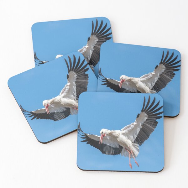 Item preview, The white stork on the approach designed and sold by Ingo Gerlach.