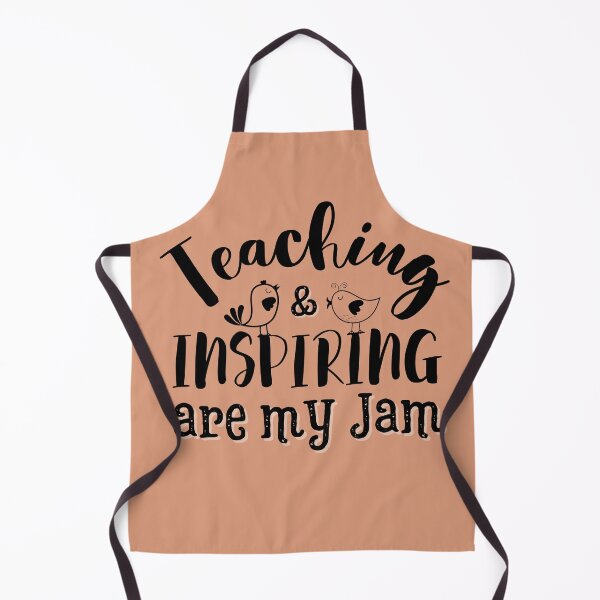 Item preview, Teacher Life, Teaching and Inspiring are my Jam, Funny Teacher Gift designed and sold by AmazingEcraft.