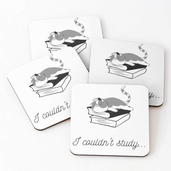 Item preview, I couldn't study  designed and sold by lovleycat.