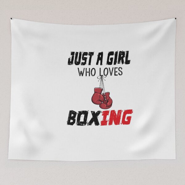 Item preview, Just A Girl Who Loves Boxing designed and sold by Heddar Badreddine.