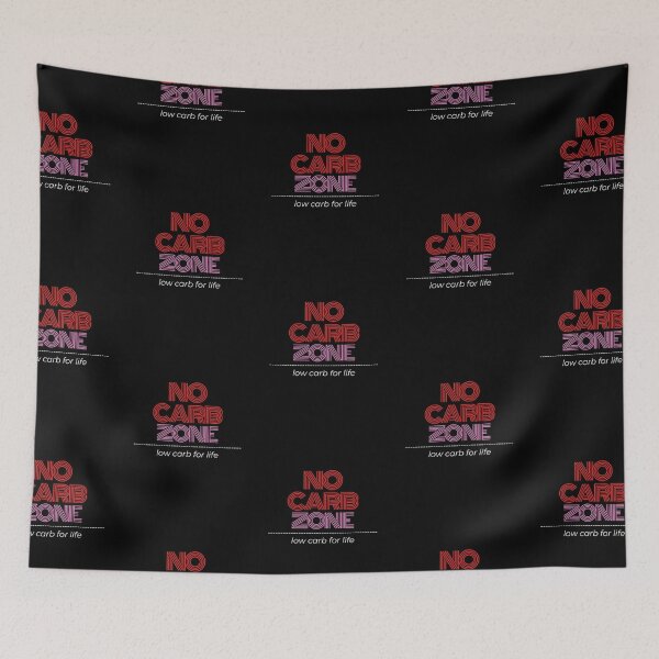 Item preview, NO CARB ZONE (red/pink) designed and sold by Le Plus Three.