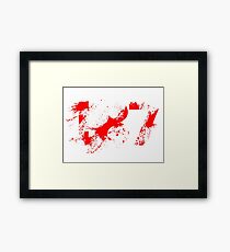 187 (Red) Framed Print