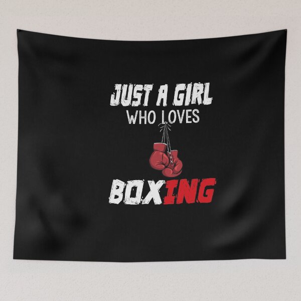 Item preview, Just A Girl Who Loves Boxing designed and sold by Heddar Badreddine.