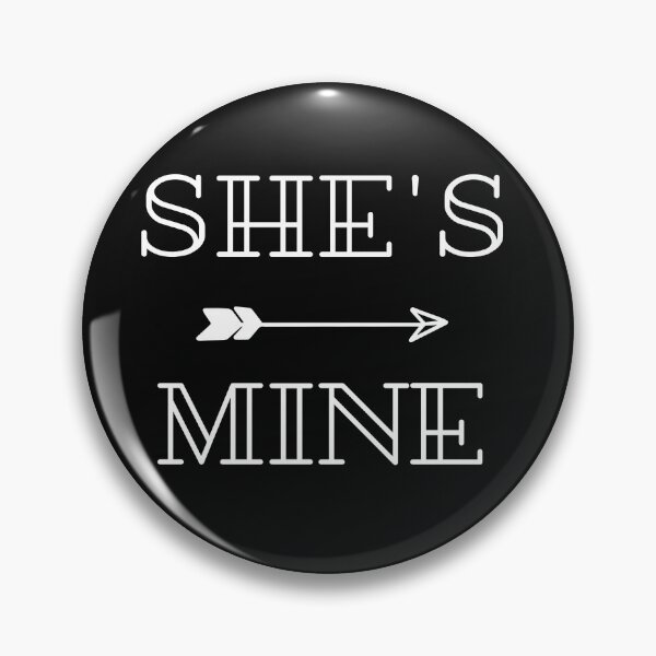 Item preview, She's mine, matching with he's mine couple designed and sold by trialsanderrors.