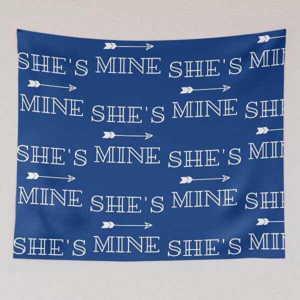 Item preview, She's mine, matching with he's mine couple designed and sold by trialsanderrors.