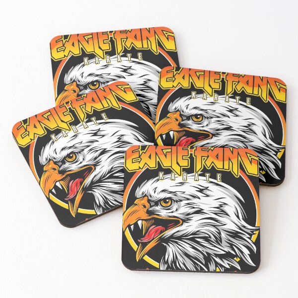 Item preview, Eagle Fang Karate - Cobra Kai 80s Metal - yellow designed and sold by adenicholls.