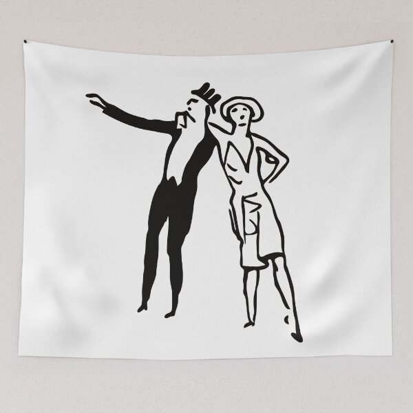 Item preview, Minimalistic Vintage Retro 1920s Dancing Couple Party designed and sold by Vintage-TM.