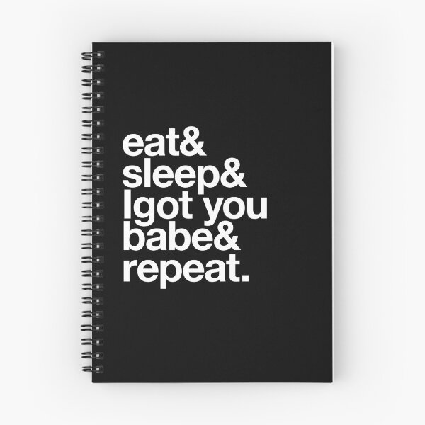 Item preview, eat & sleep & I got you babe & repeat designed and sold by w1ckerman.