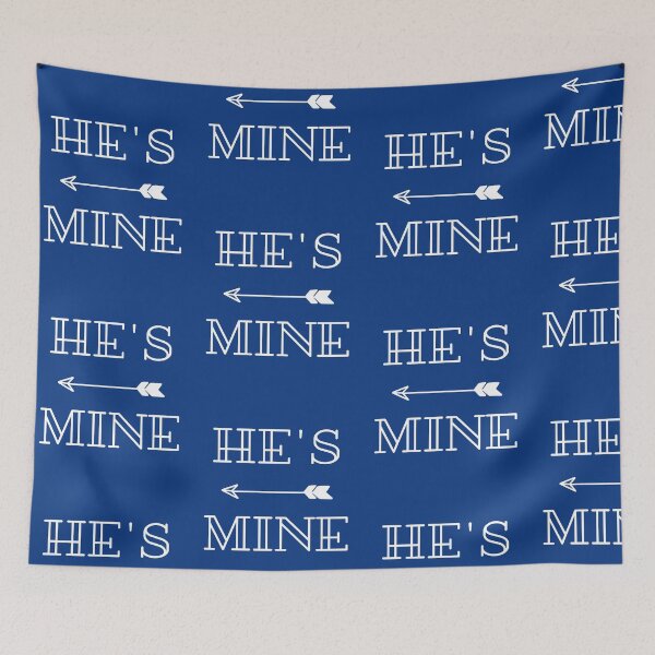 Item preview, He's mine, matching with she's mine couple designed and sold by trialsanderrors.