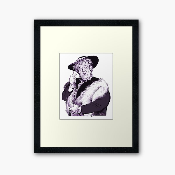 Item preview, Margaret Rutherford - An illustration by Paul Cemmick designed and sold by TIGERDAVER.
