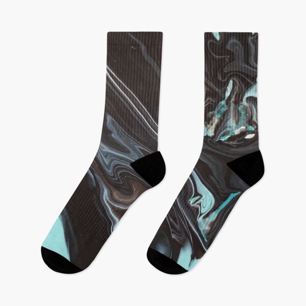 Item preview, Black and cyan - Abstract liquid effect designed and sold by Joejo19.