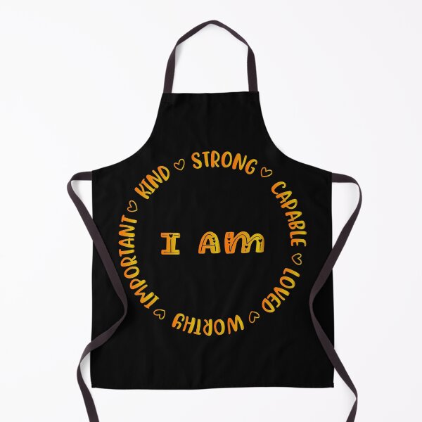 Item preview, I Am Kind Strong Capable Loved Worthy Important Kind Hears Quotes designed and sold by Type-Design.