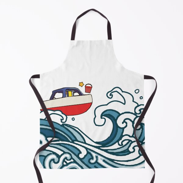 Item preview, boat on big wave designed and sold by MARIYA H.