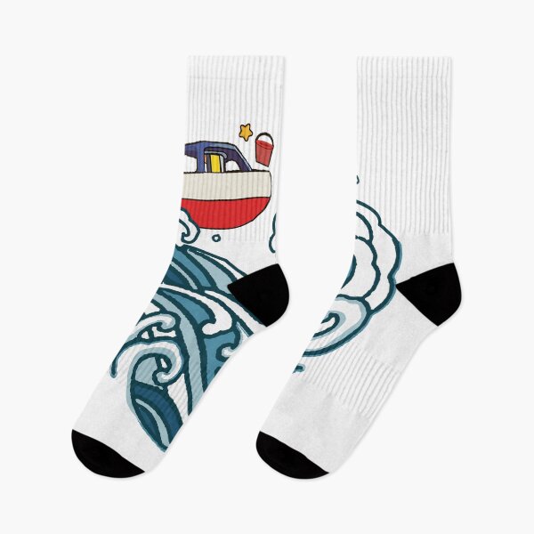 Item preview, boat on big wave designed and sold by MARIYA H.