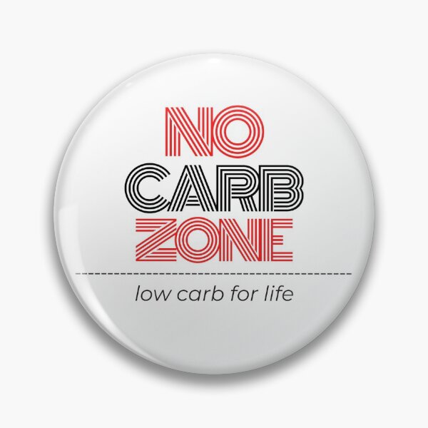 Item preview, NO CARB ZONE low carb for life    (red/black) designed and sold by Le Plus Three.