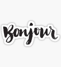 bonjour Sticker