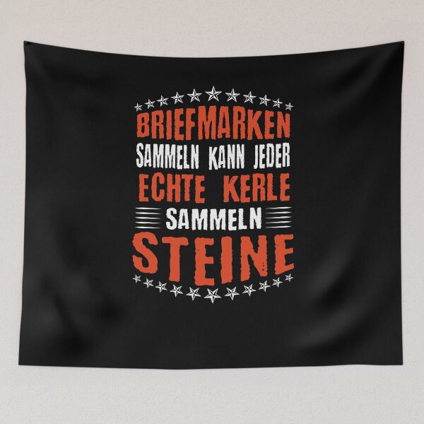 Artikelvorschau, Steine sammeln Steinsammler Steinessammler Spruch entworfen und verkauft von besTmanuFacture.