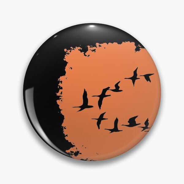 Item preview, BIRDS ON ORANGE SKY designed and sold by azified.